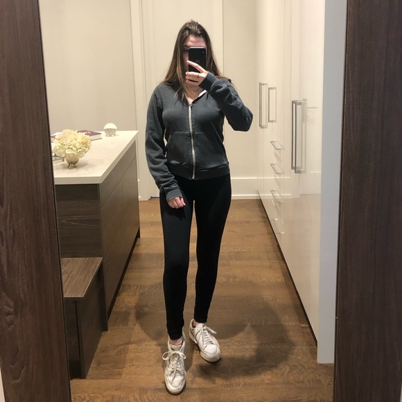 Thick grey zip up sweater - Picture 1 of 2